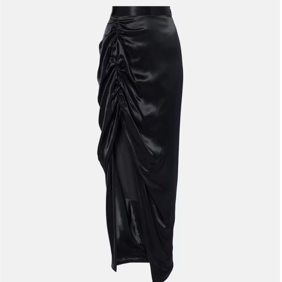 Vivienne Westwood Dresses & Skirts - VIVIENNE WESTWOOD Gathered satin midi skirt